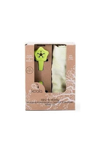 eKoala Set Swaddle and Bib Holder, eKoala, Green
