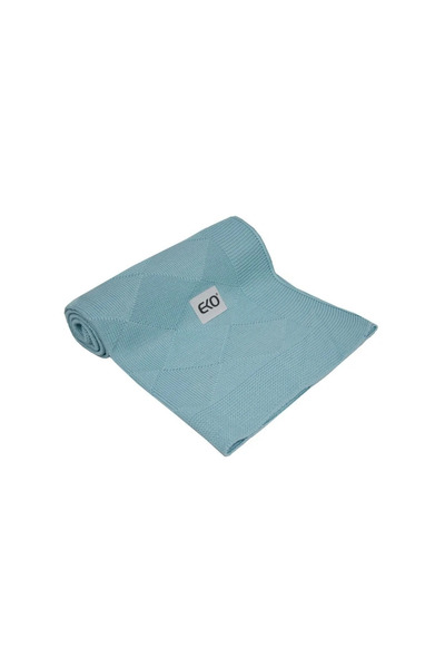 EKO Bambusová deka, Eko, 80 x 100 cm, Kostkovaná, Tyrkysová