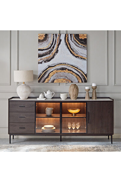 Home Box Lucina Sintered Stone Top Sideboard