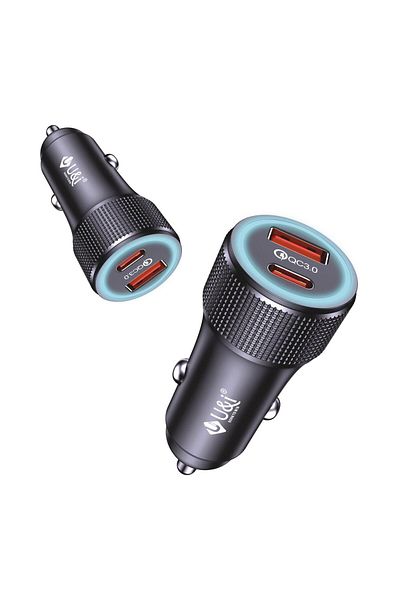 U & I Born To Win U&I Car Charger, 100W Fast Charging, PD & QC 3.0, Dual Port USB Charger for Cars and Trucks