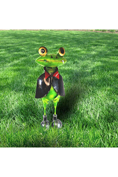 OEM Garden decoration Frog L Edward the vampire 77x28x26 cm