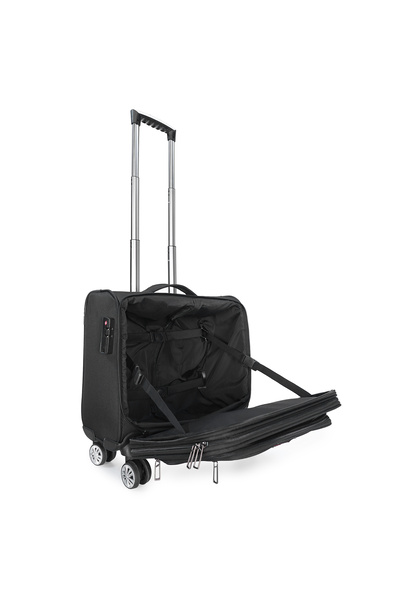 Wexta Çanta Valiz Pilot Boy Wx-3001 Model Vita Serisi Pilot Boy SİYAH Kumaş Kabin Boy Valiz