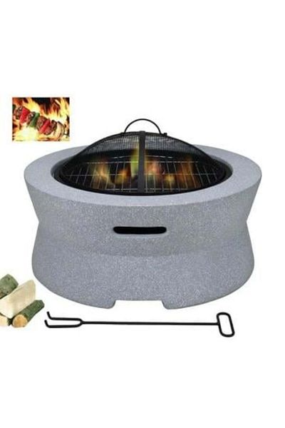Gnoes Circular Marble Grill for Majlis Resistant to 250°C Heat