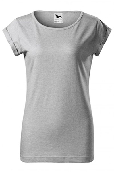 Malfini Tricou Fusion pentru femei, argintiu melanj, mărimea XS