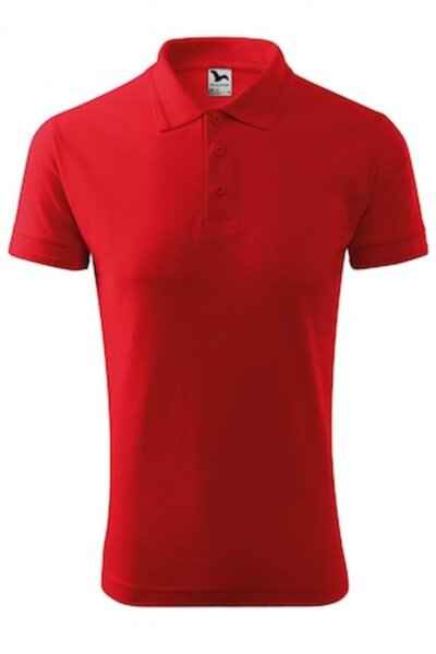 Malfini Tricou polo bărbătesc din piqué, roșu, mărimea S