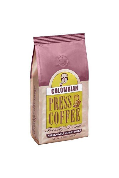 Mehmet Efendi Kurukahveci Colombian Press Pot Filtre Kahve 250 g