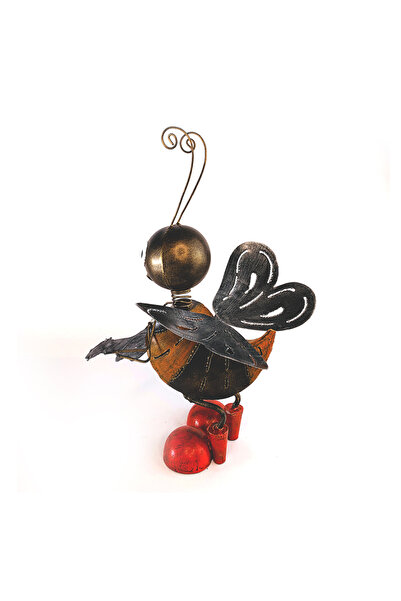 OEM Garden decoration Bee with guitar 36x20x23 cm