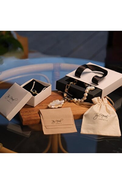 ByNeval Doğal Barok İnci Sallantılı Küpe – 925 Ayar Gümüş Üzerine 14K Altın Kaplama