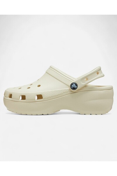 Crocs Classic Platform Clog W Kadın Krem Terlik 2067502Y2