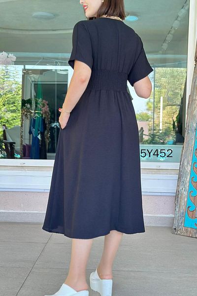 İnce Topuk Buy Gipeli Double Breasted Collar Dress 5Y452