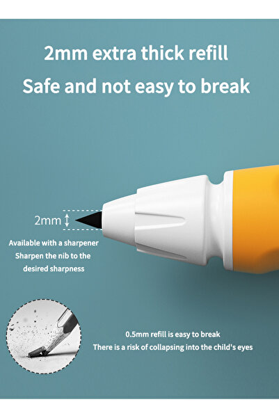 KidLe Children Correction Grip Automatic Pencil Student Positive Posture Pen