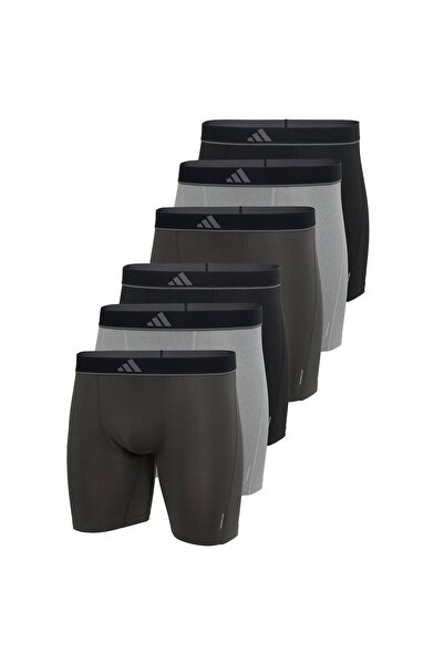 adidas Herren Boxershorts, 6er Pack - Boxer Briefs, Active Micro Flex , Logo,...