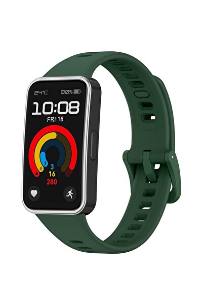 General Store Curea compatibilă Huawei Band 8, Huawei Band 9, SA&SO General Store®, silicon, verde