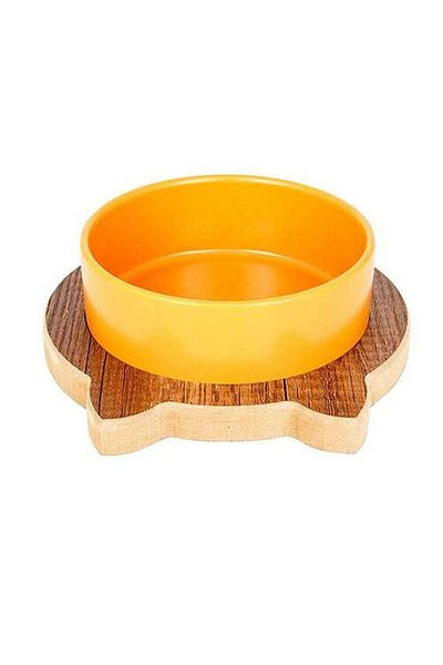 OZARK Ceramic Food and Water Bowl with Cat 400ml