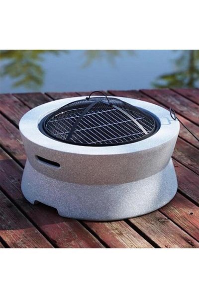Gnoes Circular Marble Grill for Majlis Resistant to 250°C Heat