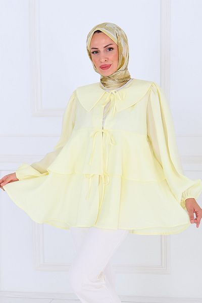 TOFİSA Tie-Up Shirt Sari - 27549