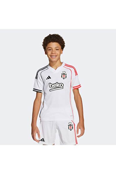 adidas Beşiktaş Jk 25-26 İç Saha Çocuk Beyaz Futbol Forması