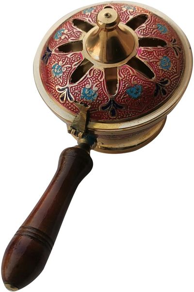 asmiat Handmade Metal Charcoal Incense Burner