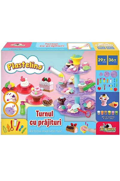 Plastelino Set de joaca, Turnul de prajiturele