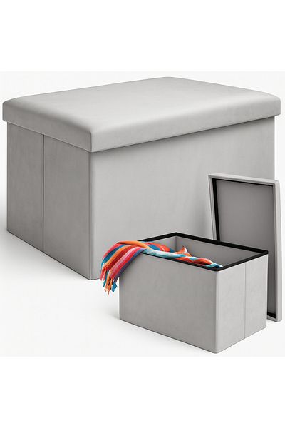 TnsAround Folding Stool, Capacity 54L, Dimensions 60x30x30cm