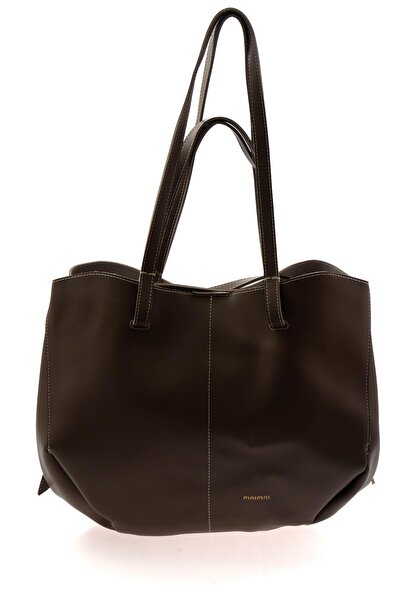 Bambi Koyu Vizon Kadın Omuz Çantası C06972153009