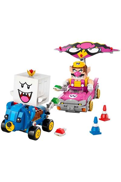 LEGO Super Mario: Mario Kart – Wario and King Boo 72038 for Children 8 Years and over Creative