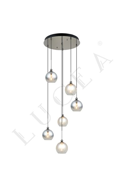 LUCEA MONTON 5+1 LI KOBALT SARKIT AVİZE 6XG9