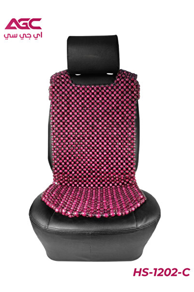 AGC Wooden Beaded Car Seat Cushion – Ergonomic Ventilated Comfort Pad – Model...
