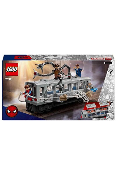 LEGO ǀ Marvel Örümcek Adam ile Doktor Oktopus Metro Sahnesi 76321 - 9 Yaş ve Üzeri Çocuklar i�