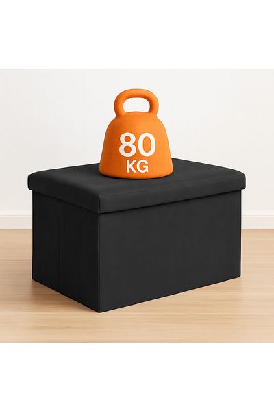 TnsAround Folding Stool, Capacity 54L, Dimensions 60x30x30cm