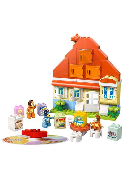 LEGO Duplo Bluey: Bluey Family House and Memory Game 10459 - Int for Children Ages 3 and up