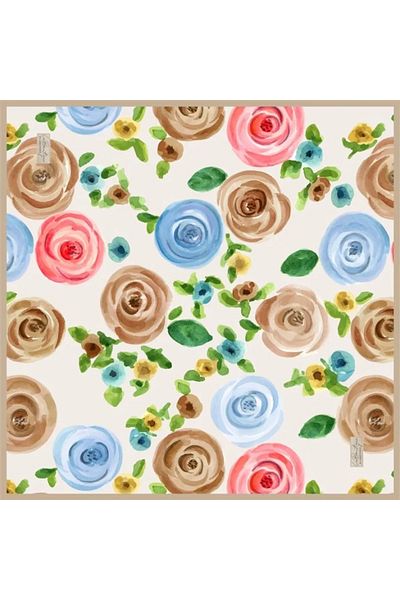 LA BOUTIQUE Sura Silk Scarf - 90X90 - 2435 03