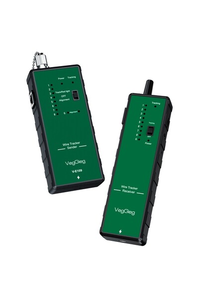 Veggieg V-E109 Çok Fonksiyonlu Poe Destekli Fiber Optik Ağ Test Cihazı