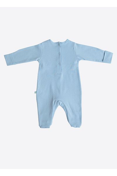 kitikate Organic My Toy Hat Jumpsuit Blue