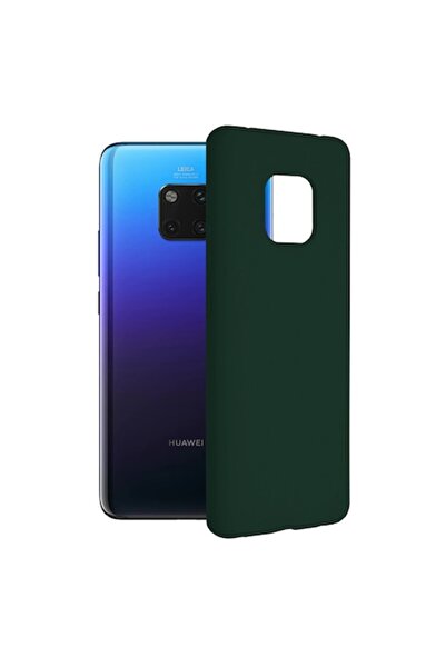 OEM Case for Huawei Mate 20 Pro, Techsuit Soft Edge Silicone, Dark Green