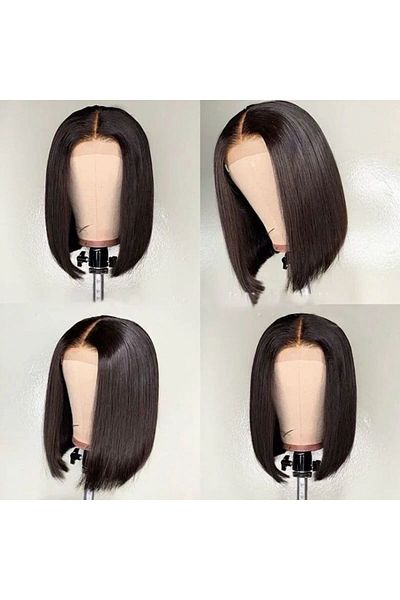 Generic African Cross-Border Short Straight Hair Bob Wig - Fashionable
