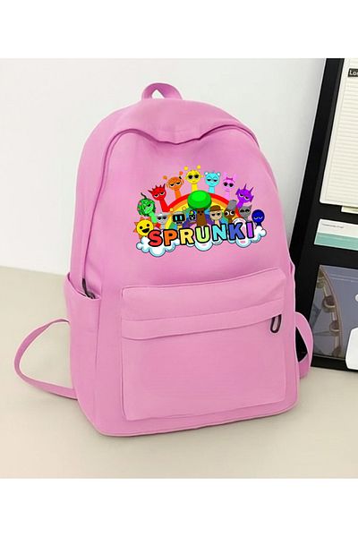 Toum Sprunki Printed School, Dershane, Course Backpack