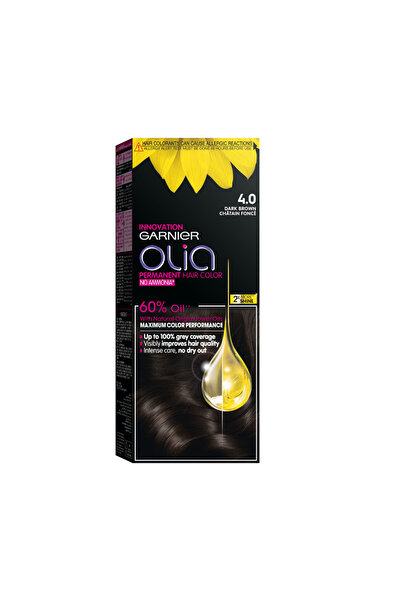 Garnier لون الشعر بني غامق، #4.0