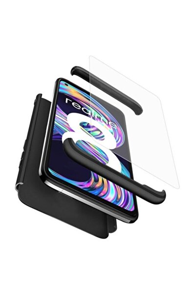 GKK Husa 360 cu folie protectie pentru Realme 8 / 8 Pro, Negru
