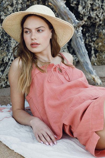 JOJOMIA Sofia Strap Women's Blouse Salmon