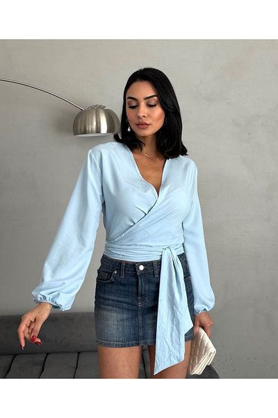 Azda Piping Baglam Blouse Women Model Code:261