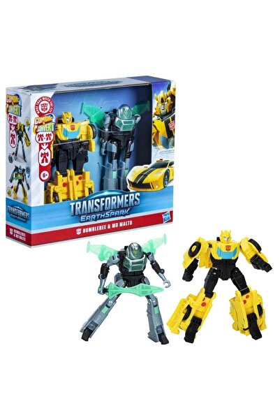 transformers Earthspark Bumblebee ve Mo Malto Dönüşen Figür Seti