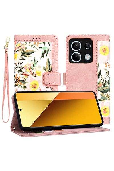 Tim High Protection Case for Xiaomi Redmi Note 13 5G, Timaconsafe, U31, Leather, Sweetheart Soft Ros