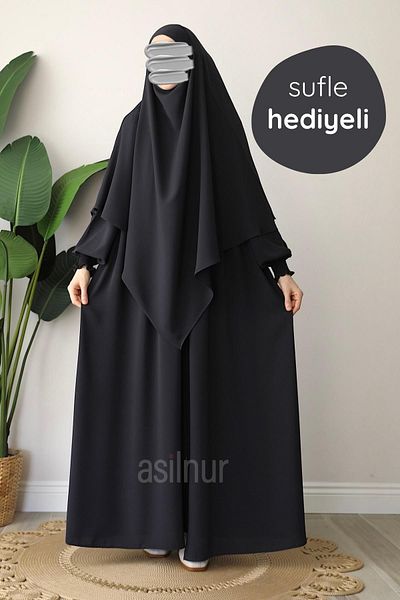 ASİLNUR Alya Ferace Souffle Gift Set Smoked