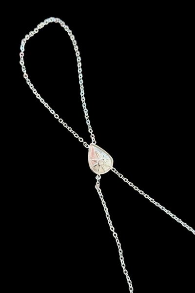 TAKIŞTIR Silver Color Star Figured Shahmeran