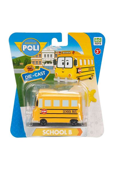Robocar Poli Die Cast Car - School B Mrt-0610