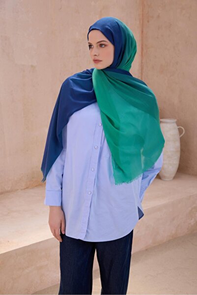 Belli Fresh Gradient Pattern Shawl 1006 Navy Blue Gradient Pattern 49883