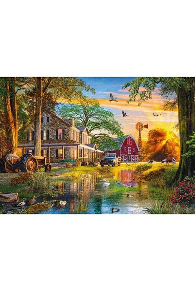 Ks Games Sunset at the Farm House Puzzle 4000 Pieces 23505