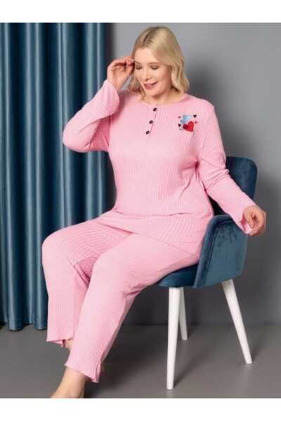 POLKAN UZUNKOL PİJAMA TAKIMI