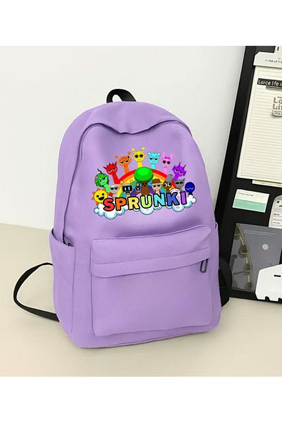 Toum Sprunki Printed School, Dershane, Course Backpack